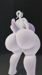  3d_(artwork) 9:16 animated anthro big_breasts big_butt bouncing_breasts breasts butt darkdraketom digital_media_(artwork) female goodra huge_butt nintendo pok&eacute;mon pok&eacute;mon_(species) purple_body purple_skin short_playtime solo video_games wide_hips 