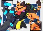  akihime_the_torracat anal anus arkoh arkoh_umbreon balls bisexual blush bodily_fluids butt cum eeveelution fan_character fellatio female fur genital_fluids genitals group group_sex hi_res male nintendo oral penile penis perineum pok&eacute;mon pok&eacute;mon_(species) pussy rimming sex threesome torracat umbreon video_games 