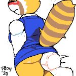  1:1 2020 aggressive_retsuko ailurid ambiguous_penetration ambiguous_species animated anthro anthro_focus anthro_penetrated backsack balls big_balls big_breasts big_butt big_penis blue_clothing blue_dress blue_topwear blush bodily_fluids bouncing_balls breasts brown_body brown_fur brown_stripes butt clothed clothing cum cum_drip cum_inside cum_on_leg cum_splatter disembodied_penis dress dripping duo female female_focus female_penetrated fur genital_fluids genitals huge_balls huge_penis loop male male/female male_penetrating male_penetrating_female mammal no_underwear orange_body orange_fur orange_stripes penetration penis pink_penis raised_clothing raised_dress rear_view red_panda retsuko sanrio sex short_playtime simple_background solo_focus striped_body striped_fur striped_tail stripes t-boy tears thick_thighs tight_fit topwear twitching white_background white_balls white_body white_clothing white_eyes white_fur white_penis white_topwear 