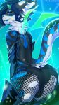  anthro balls bulge butt clothed clothing demon felid feline fishnet fishnet_legwear fur genitals girly hair halloween hi_res holidays horn kilow leather legwear looking_at_viewer male mammal panties simple_background smile solo stockings tongue tongue_out topwear underwear valkoinen wings 