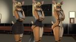  alice_the_gazelle animatronic anthro breasts clothed clothing female hi_res humanoid lockjawsfm machine nude partially_clothed robot solo 