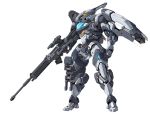  clenched_hand gun holding holding_gun holding_weapon looking_down mecha no_humans original rifle solo standing taedu visor weapon white_background 