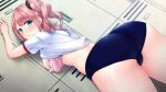 ama_mane_2 ass breasts buruma game_cg gym_uniform masuishi_kinoto nanami_yuri nipples prekano shirt_lift 