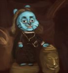  anthro cartoon_network charles_ii_of_spain conditional_dnp gumball_watterson humor male painting_(artwork) parody portrait royalty solo the_amazing_world_of_gumball traditional_media_(artwork) vaktus what why 