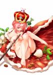  anus breast_hold feet koharu_yoshino naked_cape nipples pubic_hair pussy pussy_juice sakura_quest uncensored wei_yu 