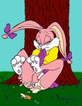  babs_bunny bow buckteeth carrot carrot_dildo clitoris clothed clothing cum eyes_closed female female_ejaculation fingering food_play improvised_dildo jk lagomorph mammal masturbation outside pussy pussy_juice rabbit solo spread_legs spreading tiny_toon_adventures tiny_toons warner_brothers wet 