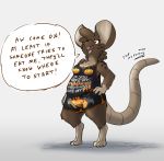 anthro ashley_(themuffinly) breasts drawyourfursona english_text female food fruit mammal mouse murid murine plant pumpkin rodent solo text themuffinly thick_tail 