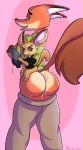  absurd_res anthro anus big_butt butt buttplug canid canine disney duo finnick fox hi_res male male/male mammal mazilion nick_wilde sex_toy tongue tongue_out toy zootopia 