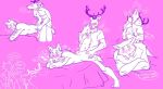  &lt;3 5_toes anal anthro antlers beastars blush bodily_fluids bottomless butt canid canine canis cervid clothed clothing dialogue digitigrade duo english_text fluffy fluffy_tail fur genitals horn humanoid_genitalia humanoid_penis larger_male larger_penetrated legoshi_(beastars) louis_(beastars) male male/male male_penetrated male_penetrating male_penetrating_male mammal moan nervous nude partially_clothed penetration penis pink_background profanity shirt simple_background size_difference small_dom_big_sub smaller_male spicedpopsicle sweat t-shirt text toes topwear wolf 