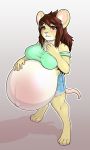  female hi_res hyper hyper_pregnancy mammal mouse murid murine papa_soul pregnant rodent solo 