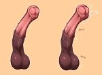  animal_genitalia animal_penis balls bodily_fluids disembodied_penis equine_penis genital_fluids genitals hi_res male multiple_poses nekazzy penis pose precum simple_background solo vein veiny_penis 