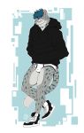  anthro black_clothing black_hoodie black_topwear briefs clothing drawyourfursona felid hi_res hoodie leopard male mammal meme meme_clothing nell-chan pantherine solo standing topwear underwear white_clothing white_underwear 