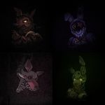  1:1 2020 ambiguous_gender animatronic black_nose bonnie_(fnaf) bow canid canine five_nights_at_freddy&#039;s five_nights_at_freddy&#039;s_2 five_nights_at_freddy&#039;s_3 forestfright fox foxy_(fnaf) fur glowing glowing_eyes green_body green_eyes half-closed_eyes hi_res hook lagomorph leporid lipstick looking_at_viewer machine makeup mammal mangle_(fnaf) narrowed_eyes notched_ear open_mouth pink_body purple_body purple_fur rabbit red_body red_cheeks red_eyes red_fur robot sharp_teeth springtrap_(fnaf) teeth video_games white_eyes withered_bonnie_(fnaf) 