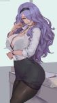  bra camilla fire_emblem open_shirt robutts see_through 