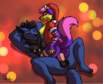  anthro anthro_on_anthro anus balls black_body black_fur black_hair blue_body blue_fur blush bodily_fluids breasts butt canid canine canis clothed clothing cowgirl_position detailed_background drako1997 duo eyes_closed female female_on_top female_penetrated fluffy fluffy_tail fur genital_fluids genitals grey_eyes hair looking_pleasured male male/female male_on_bottom male_penetrating male_penetrating_female mammal multicolored_body multicolored_fur muscular muscular_anthro muscular_male nipples on_bottom on_top open_mouth open_smile partially_clothed penetration penis pink_body pink_fur pink_hair purple_body purple_fur pussy pussy_juice sex smile teeth tongue two_tone_body two_tone_fur vaginal vaginal_penetration wolf yellow_body yellow_fur 