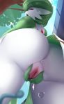  absurd_res anus big_butt bodily_fluids butt female gardevoir genital_fluids genitals hi_res humanoid looking_at_viewer looking_back mammal nintendo not_furry pok&eacute;mon pok&eacute;mon_(species) pussy pussy_juice sana!rpg solo spread_pussy spreading video_games 