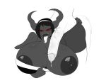  2019 angelthecatgirl anthro areola big_breasts big_penis black_body black_hair black_horn breasts clothing demon duo eevee erection eve_(angelthecatgirl) eve_(tboi) fan_character female genitals hair horn huge_breasts hyper hyper_breasts imminent_sex male max_(angelthecatgirl) nintendo nipples nun open_mouth penis pok&eacute;mon pok&eacute;mon_(species) precum_drip red_eyes smile teeth tongue tongue_out vampire video_games wings 