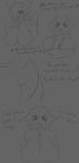  &lt;3 absurd_res anthro areola breast_squish breasts crossed_arms english_text female gardevoir genitals hi_res inverted_nipples large_areolas monochrome musical_note navel nintendo nipples nude open_mouth pok&eacute;mon pok&eacute;mon_(species) pussy quin-nsfw sketch_page solo squish text tongue tongue_out video_games 