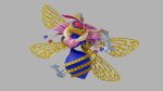  16:9 3d_(artwork) anthro arthropod bee breasts clothing crown digital_media_(artwork) disembodied_hand disembodied_penis duo female frilly frilly_clothing fur_collar genitals hi_res hymenopteran insect kirby_(series) kirby_triple_deluxe long_tongue male male/female nintendo oral penis pussy queen_sectonia sex simple_background tongue tongue_out tonguejob video_games voidwillow widescreen wings 
