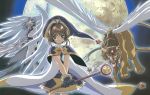  card_captor_sakura kerberos kinomoto_sakura madhouse weapon wings yue 