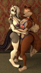  / 2020 3d_(artwork) 9:16 anthro big_breasts breasts butt canid canid_demon canine canis clothed clothing colleen demon digital_media_(artwork) domestic_dog duo female fur hair hand_on_hip hand_on_shoulder hellhound helluva_boss herding_dog hi_res looking_at_viewer loona_(vivzmind) mammal pastoral_dog road_rovers shadedance sheepdog smile source_filmmaker white_body white_fur wolf 
