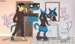  alsoflick aura avelican hi_res legendary_pok&eacute;mon lucario magic male mew mirror nintendo pjs pok&eacute;mon pok&eacute;mon_(species) tfeveryday transformation video_games 