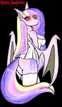  absurd_res anthro bat_pony bat_wings blush breasts chiropteran clothing dreamcatcher equid female friendship_is_magic hasbro hi_res mammal membrane_(anatomy) membranous_wings my_little_pony nekomellow solo vampony wings 