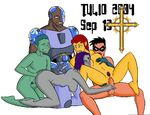  beast_boy cyborg dc dcau raven robin starfire teen_titans tulio 