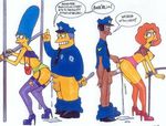  abom chief_wiggum marge_simpson maude_flanders the_simpsons 