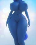  2020 3d_(artwork) 4:5 animated anthro anthrofied big_breasts breasts digital_media_(artwork) eqamrd equid featureless_crotch female friendship_is_magic hasbro head_out_of_frame hip_sway horn huge_breasts loop mammal my_little_pony navel nipples nude princess_luna_(mlp) short_playtime solo walk_cycle walking wide_hips winged_unicorn wings 