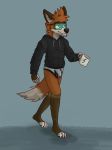  anthro black_clothing black_hoodie black_topwear briefs bulge canid canine clothing drawyourfursona ethan_forestfox fox hi_res hoodie male mammal meme meme_clothing solo standing topwear underwear white_clothing white_underwear 