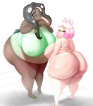  absurd_res animal_humanoid areola big_breasts big_butt breasts butt cephalopod cephalopod_humanoid curvy_figure dark_skin female fladdykin hi_res huge_breasts huge_butt huge_hips humanoid hyper hyper_breasts inkling larger_female looking_at_viewer looking_back love_handles marina_(splatoon) marine marine_humanoid mollusk mollusk_humanoid nintendo nipples obese obese_female octarian octoling overweight overweight_female pearl_(splatoon) pseudo_hair size_difference slightly_chubby smaller_female splatoon tentacle_hair tentacles thick_thighs video_games voluptuous wide_hips 