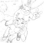  2020 anthro asthexiancal beastars black_and_white boob_hat boots boots_only breasts buckteeth canid canine canis carrying clothing countershade_face countershade_torso countershading domestic_rabbit duo dwarf_rabbit english_text eyes_closed female footprint footwear footwear_only fur genitals gesture haru_(beastars) hiking lagomorph larger_male legoshi_(beastars) leporid looking_at_viewer male male/female mammal monochrome mostly_nude nipples nude open_mouth oryctolagus outside peace_signs penis piggyback predator/prey rabbit selfie size_difference smaller_female smile snow teeth text tongue traditional_media_(artwork) wolf 
