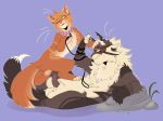  absurd_res domestic_cat duo felid feline felis feral feral_on_feral firestar_(warriors) hi_res male male/male mammal pigeontoez simple_background tigerstar_(warriors) warriors_(cats) 