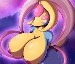  2020 anthro armwear big_breasts breasts clothing cresselia digital_media_(artwork) female hi_res huge_breasts legendary_pok&eacute;mon nintendo pok&eacute;mon pok&eacute;mon_(species) signature solo suirano video_games 