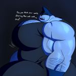  1:1 absurd_res biceps big_biceps big_muscles big_pecs bodily_fluids body_hair burningblaze121 butt chest_hair clothed clothing darkner deltarune english_text gloves hairy handwear hi_res huge_muscles huge_pecs humanoid king_spade looking_at_viewer male mammal musclegut muscular muscular_humanoid muscular_male open_mouth overweight overweight_humanoid overweight_male pecs prison_uniform prisoner sharp_teeth simple_background sleeveless solo sweat teeth text thick_arms thick_thighs topwear vein video_games wide_hips 