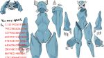 absurd_res anthro black_sclera butt female floating_arms floating_legs goonie-san hi_res metagross nintendo pi pok&eacute;mon pok&eacute;mon_(species) reference_image solo text video_games 