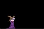  1other animated animated_gif black_background fire hat jewelry kawawagi light_purple_hair magic original pendant pixel_art purple_eyes robe sphere wizard wizard_hat 