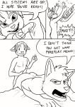  absurd_res andesc angry anthro canid canine canis comic dialogue domestic_dog duo english_text foreplay foreplaying from_behind_position hi_res male male/male mammal sex speech_bubble text 