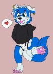  anthro black_clothing black_hoodie black_topwear briefs bulge canid canine canis clothing domestic_dog drawyourfursona gaokun hoodie hoodie/briefs_meme male mammal meme meme_clothing simple_background solo standing topwear underwear white_clothing white_underwear 