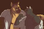  after_sex blacksad canid canine canis chief_smirnov clothing domestic_cat domestic_dog duo eyewear felid feline felis german_shepherd glasses herding_dog john_blacksad male male/male mammal pastoral_dog romantic_ambiance smoking traitmill 