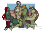  bandanna brother brothers clothing donatello_(tmnt) group incest_(lore) kerchief leonardo_(tmnt) male male/male michelangelo_(tmnt) raphael_(tmnt) reptile scalie sibling teenage_mutant_ninja_turtles traitmill turtle 