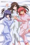  amamiya_sayuri kasuga_tsukasa pajama tokimeki_memorial yayoi_mina 