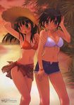  bikini bleed_through he_is_my_master kurauchi_anna sawatari_izumi swimsuits tsubaki_asu 