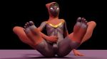  16:9 alien alien_humanoid balls blender_(software) brown_body brown_skin butt clothing erection feet foot_focus genitals hi_res humanoid humanoid_genitalia humanoid_penis journey_(game) legwear likkezg looking_at_viewer male not_furry penis presenting presenting_penis simple_background solo sony_corporation sony_interactive_entertainment stockings toes video_games widescreen wossogsd 
