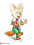  3:4 anthro canid canine disney fennec finnick fox hi_res male mammal solo text url yordraw zootopia 