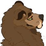  1:1 alpha_channel ambiguous_gender anthro bear_gender beargender brown_bear commissioned commissions_open digital_drawing_(artwork) digital_media_(artwork) fan_character frillious grizzly_bear looking_at_viewer mammal pines solo solo_focus tusked tusked_grizzly_bear ursid ursine 