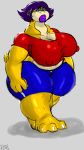  big_breasts bigshow breasts carmen female hi_res koopa lips mario_bros nintendo scalie solo video_games wide_hips 