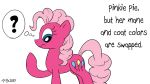  16:9 2020 ? alternate_color blue_eyes cutie_mark english_text equid equine feral friendship_is_magic hair hasbro horse mammal my_little_pony pink_hair pinkie_pie_(mlp) pony pony-berserker quadruped simple_background solo text thought_bubble white_background widescreen 