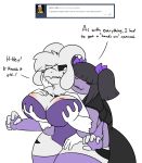  ! &lt;3 anthro arachnid areola arm_warmers armwear arthropod asriel_dreemurr_(god_form) big_breasts black_hair black_tie_(suit) boss_monster bovid breast_grab breast_size_difference breasts breasts_fondling caprine clothed clothing crossgender curvy_figure duo embarrassed english_text fangs female floppy_ears flustered fur gloves goat hair hair_over_eye hand_on_breast handwear happy heart_marking hi_res holding_breast horn huge_breasts legwear long_ears mammal markings mtf_crossgender muffet nipple_slip nipples one_eye_obstructed robertge spider stockings suit teeth text undertale video_games voluptuous white_body white_clothing white_fur white_gloves wide_hips 